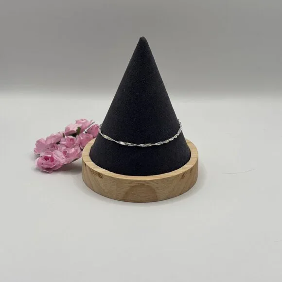 925 Silver Rope Chain Bracelet - Picture 3 of 8